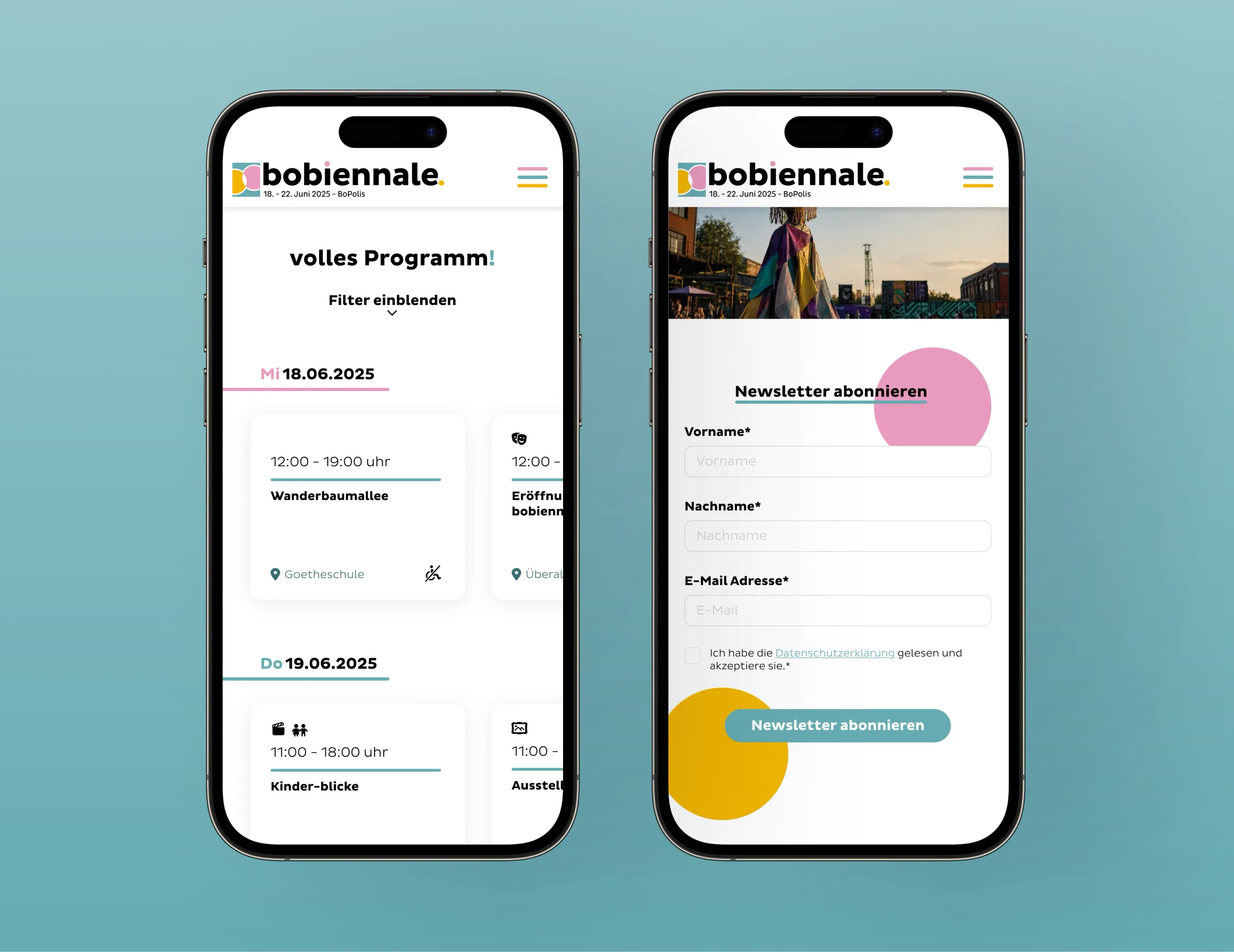 bobiennale - Programm und Newsletter mobil